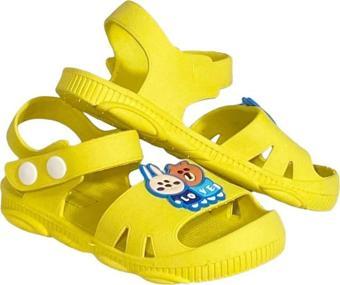 Daye 5001 Kaymaz Tabanlı Figürlü Çocuk Sandalet Terlik Park Bahçe Terlik
