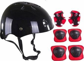 Şeker Adası Kaliteli Darbelere Dayanıklı Scooter Paten Bisiklet Kaykay Kask Dizlik Dirseklik Çocuk Set 7 Parça