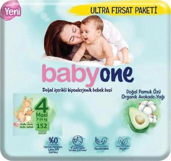 Babyone BabyoneBebek Bezi Süper Fırsat Paketi 4 Beden Junior 152 li