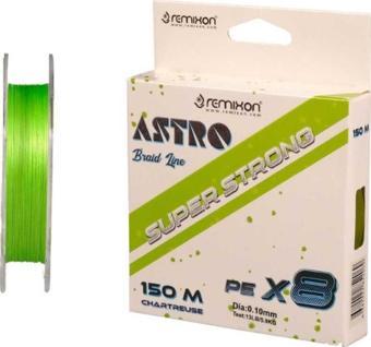 Remixon Astro 8X 150m Chartreuse İp Misina 0,06 mm