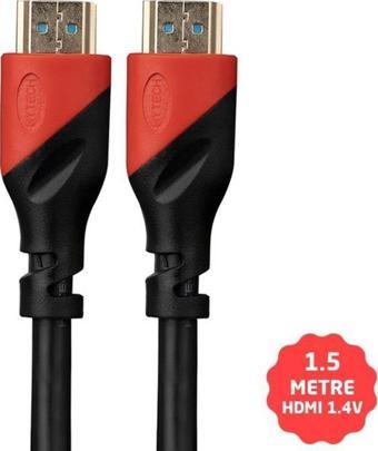 Hytech HDMI Kablo 1.4V 3D Altın Uçlu 1.5 Metre (HY-HDM1)