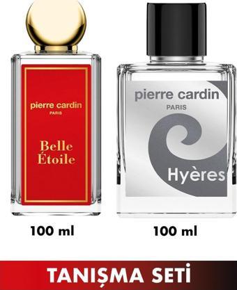 Pierre Cardin Belle Etoile & Hyeres EDT 100 ml Kadın Erkek Parfüm Seti STCC021285