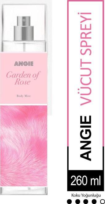 Angie Garden Of Rose Body Mist Vücut Spreyi Büyük Boy 260 Ml - Gül Bahçesi