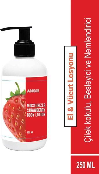 Angie Meyveler Kadın Strawberry Vücut Losyonu - 250Ml Çilek