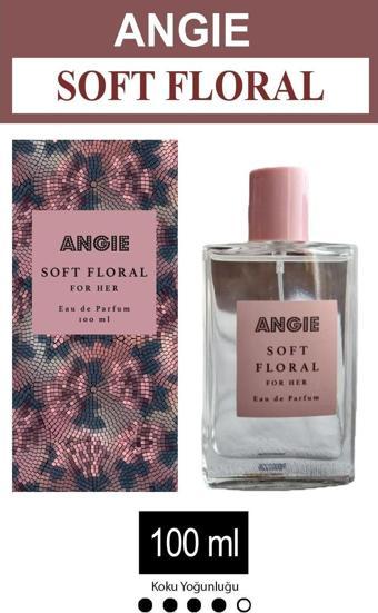 Angie Soft Floral Eau De Parfüm 100 Ml Kadın Parfümü Misk, Yasemin, Gül, Ylang Ylang