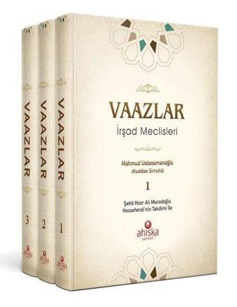 Vaazlar İrşad Meclisleri - 3 Cilt Takım - Mahmud Ustaosmanoğlu - Ahıska Yayınevi