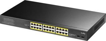 Cudy Gs1028Ps2 24 Port 10/100/1000 Yönetilemez 2 Sfp (1Gb) Rack Mount (24 Port Poe+) 300W Switch