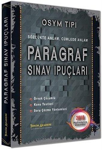 Paragraf Sınav İpuçları