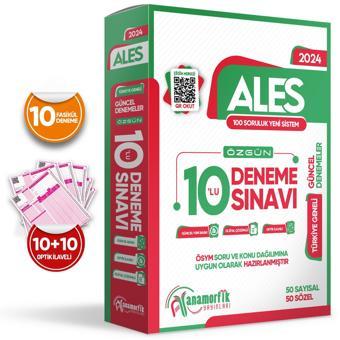 2024 ALES 10lu ve ALES 8li 2 Paket Deneme Sınavı Özgün Yeni Nesil Türkiye Geneli Kurumsal Çözümlü - İnformal Yayınları