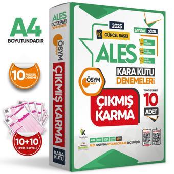 2025 ALES Sayısal-Sözel-TM ÖSYM Çıkmış Karma Kara Kutu 10lu Deneme Paketi Türkiye Geneli D. Çözümlü - İnformal Yayınları