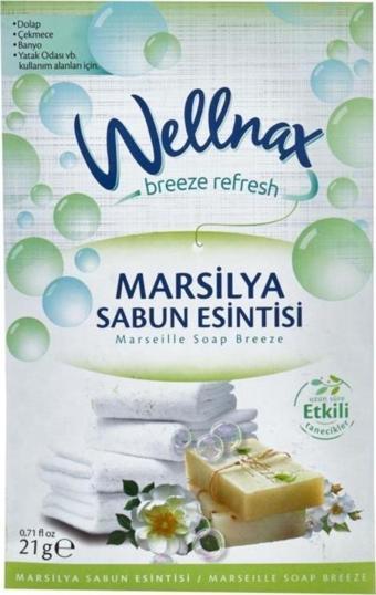 Wellnax breeze refresh Dolap Ve Çekmece Kokusu Marsilya Sabun Esintisi Kesesi 