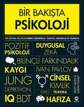 Bir Bakışta Psikoloji - Nicky Hayes - Nova Kitap