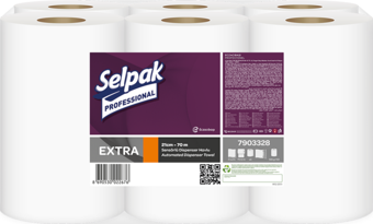Selpak Kağıt Havlu Professional Extra Sensörlü 21 Cm 70 Metre 7903328 (6 Rulo)