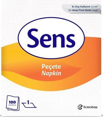 Sens Peçete 22X26,5 Cm 100 Lü 7903326 (32 Li Paket)