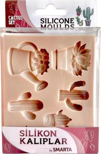 Model Hamuru Silikon Kalıp - Kaktüs Seti SK1013030