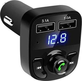 Car X8 2Usb Wireless Bluetooth Fm Transmitter Kit