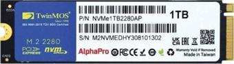 Twinmos 1Tb M.2 Pcie Gen3 Nvme Ssd (3600-3250Mb-S) Nvme1Tb2280Ap Tlc 3Dnand Ssd Harddisk