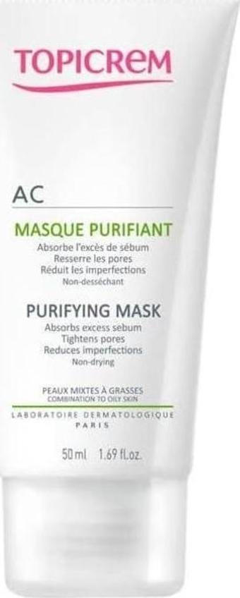 Topicrem AC Purifying Mask 50 ml Yüz Maskesi