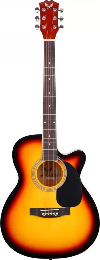 Angel Afg100-sb Sunburst Akustik Gitar