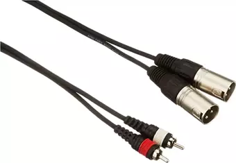 2m Male Xlr-rca Plug 1.5 Metre