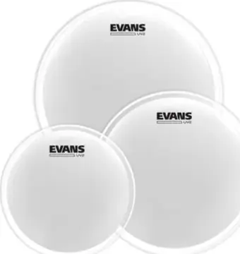 Evans Etp-uv2-f Deri Seti 10+12+14 Uv2 Tom Kumlu Beyaz Fusıon Kit