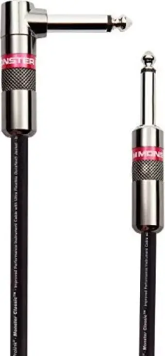 Monster Cable Prolink Monster Classic™ Instrument Cable - Right Angle To Straight | 6.4mt