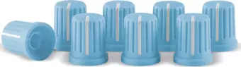 Reloop Knob Cap Set Blue (set Of 8)