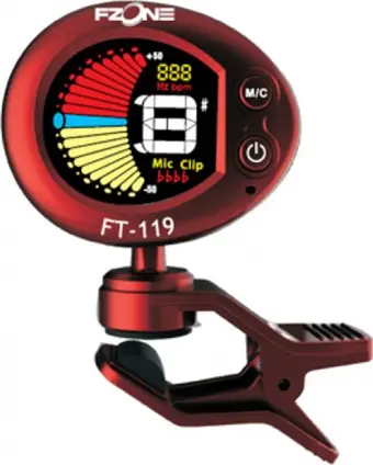 Fzone Chromatic Kırmızı Tuner Ft119