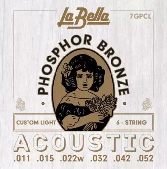 La Bella 7gpcl Akustik Gitar Teli (11-52)