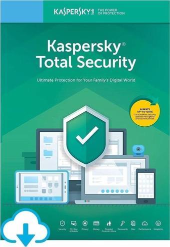 Kaspersky Total Securıty 1 Kullanıcı 1 Yıl