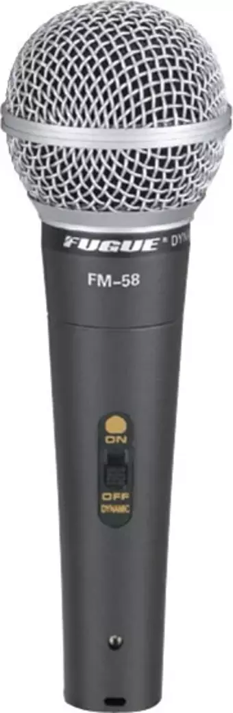 Fugue Fm-58 Mikrofon Kablolu Dinamik Tek Yönlü 600 Ohm