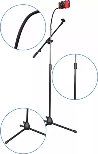 Tower Sm-5t Mikrofon Stand +telefon Stand