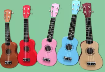 Xu2101 - 4 Telli Ukulele (kırmızı)