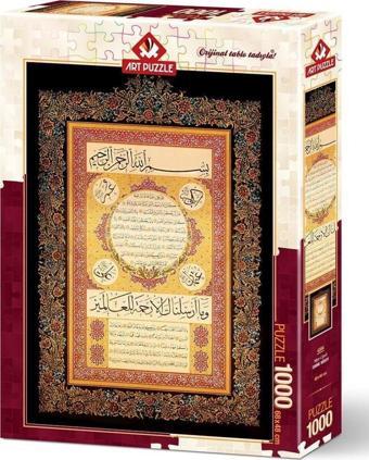 Art Puzzle 1000 Parça Puzzle Hilye-İ Şerif 4384