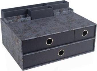 Gıpta Masa Üstü Organizer Set Dodder Anthracite 3 Çekmeceli Multi ORG1568