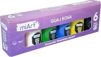 Miart Guaj Boya Tempera 6 Lı Set 30 Ml 306