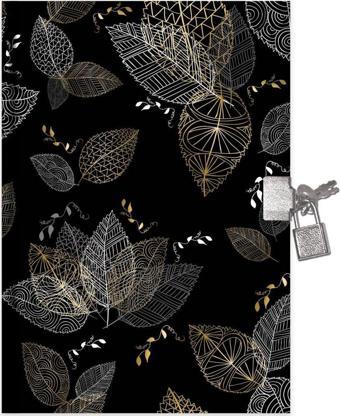 Keskin Color Kilitli Günlük Hatıra Defteri 14X20 Cm 80 Yaprak Black 310141-99 (Karışık Renk 1 Adet)