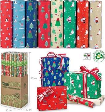 Keskin Color Rex Tekli Rulo Ambalaj Kağıdı Felice Natale 70X200 Cm 100635-99 (50 Li Paket)