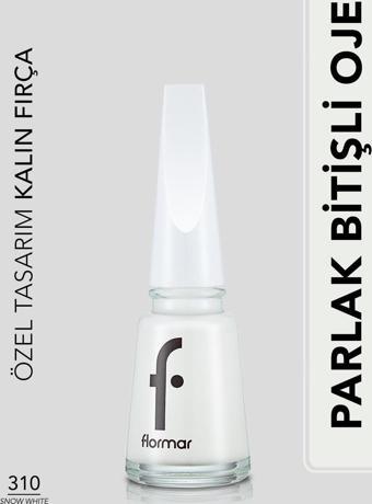 Parlak Oje (BEYAZ) - Nail Enamel - 310 Snow White - 8682536035859