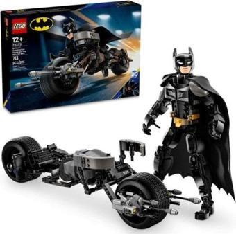 Lego Batman Batman İnşaat Figürü ve Yarasa Pod Bisikleti 76273