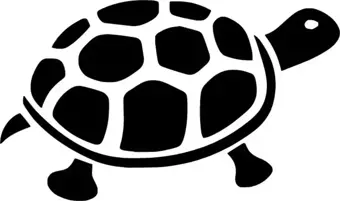 Kaplumbağa Caretta Yandan Sticker (Oto-Motor-Laptop-Duvar-Dekor) 10 x 6 cm