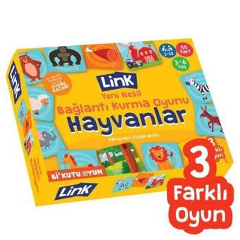 Link - Hayvanlar Bağlantı Kurma Oyunu - Kolektif  - Bi Kutu Oyun Yayınevi