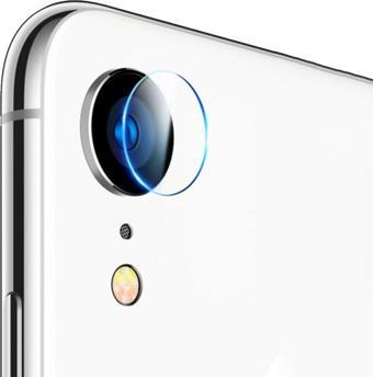 iPhone XR Kamera Lens Koruyucu 3D Cam Şeffaf