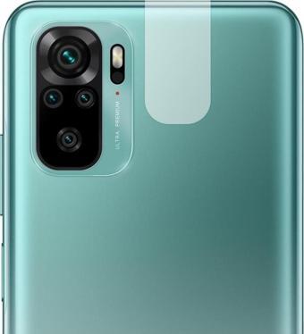 Xiaomi Redmi Note 10 / 10s Kamera Lens Koruyucu Nano Cam Şeffaf Tam Kaplama
