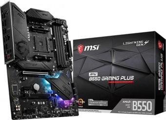 MSI MPG B550 GAMING PLUS DDR4 M2 PCIe NVME HDMI DP PCIe 16X v4.0 AM4 ATX