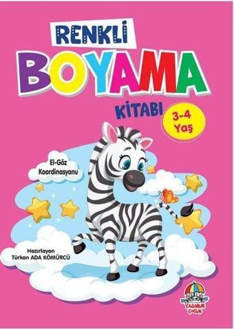 Renkli Boyama Kitabı 3-4 Yaş - Türkan Ada Kömürcü - Yağmur Çocuk