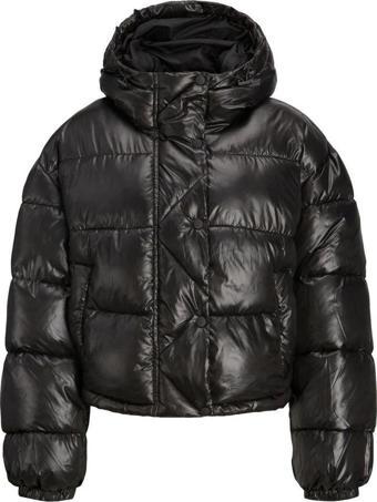 JJXX 12236544 Jxpearl Shine Puffer Jacket Otw Sn Siyah