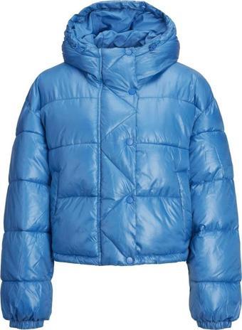 JJXX 12236544 Jxpearl Shine Puffer Jacket Otw Sn Mavi