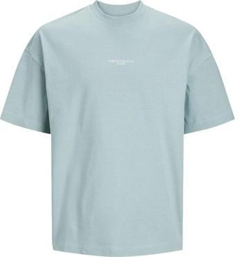 Jack&Jones 12251774 Jorsantorini Tee Ss Crew Neck Gri