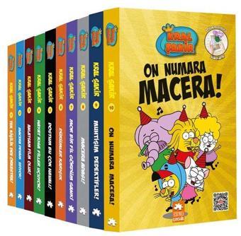 Kral Şakir Muhtişim Hediye Seti! - 10 Kitap Takım - Varol Yaşaroğlu - Eksik Parça Yayınları